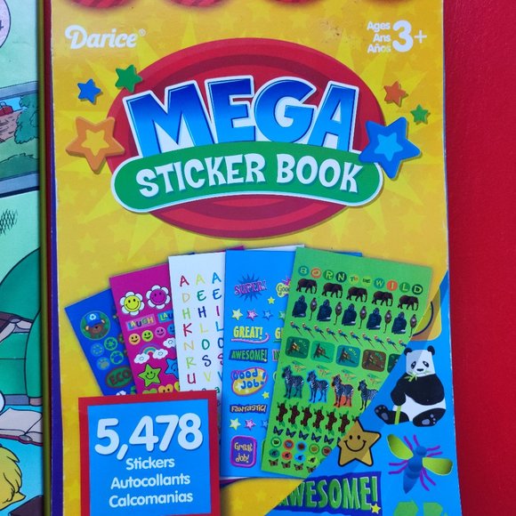 4 kids / junior book + mega sticker book 5478 stickers - Picture 4 of 12